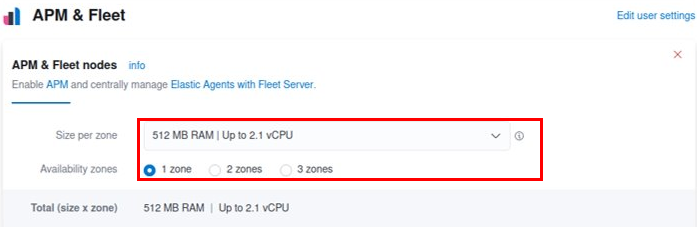 APM Fleet Settings